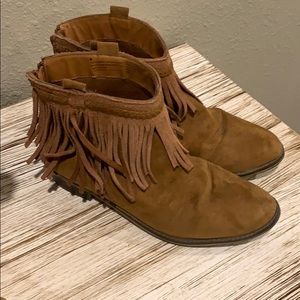Fringe Ankle Boots